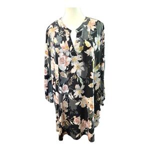 Dear Scarlett Floral Long Sleeve Blouse – Size 2X